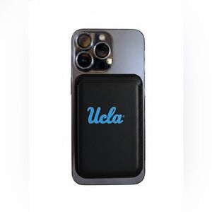 UCLA Leather Wallet & Magnetic Phone Pocket